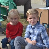These two Lemoore kids take a break from the Open House.